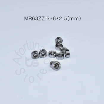 MR63ZZ 3*6*2.5(mm) 10pieces rulment ABEC-5 Metal Sigilate Miniatură Mini Rulment transport gratuit DL MR63 oțel crom rulment