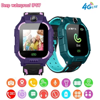 4G Copii Smart Watch Copii Telefon Ceas Smartwatch Pentru Băieți și Fete Cu Cartela Sim Foto rezistent la apa IP67 Cadou Pentru IOS Android
