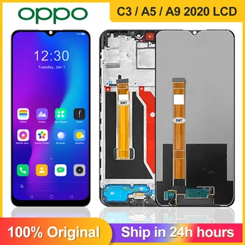 Original Pentru OPPO Realme C3 RMX2027 Display LCD Touch Ecran Digitizor de Asamblare Pentru Oppo r5 2020 LCD Pentru Telefon 6.5