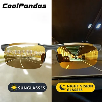 Design De Brand Din Aluminiu Magneziu Fotocromatică Ochelari De Soare Polarizat Zi, Noapte De Noapte Viziune Ochelari De Oameni Driver Anti-Orbire Conducere Oculos