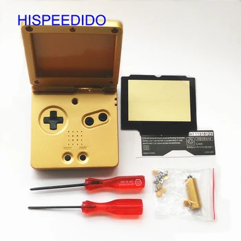 HISPEEDIDO 10buc/lot Complet Capacul Carcasei Repairt Piese pentru Nintendo GBA SP Caz pentru Gameboy Advance SP Shell Șurubelniță