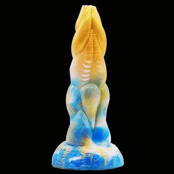 Noi 4 Culori Dragon Vibrator Realist Penis De Silicon Fetish Orgasm Erotic Anal Masturbatori Pentru Femei Ventuza Fantezie Penis Artificial