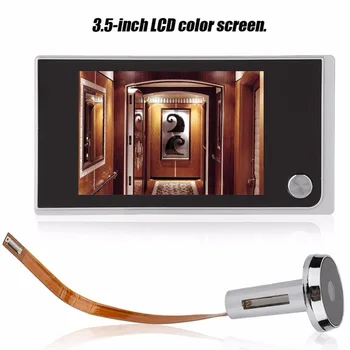 3.5 inch Soneria Digital LCD de 120 de Grade Peephole Viewer foto vizuale monitorizare electronică cat eye Usa