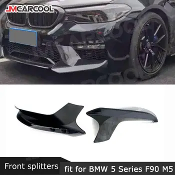 ABS Carbon Look Bara Fata Repartitoare Pentru BMW Seria 5 F90 M5 2018 -2020 Fata Buza Spoiler MP Stil Protector Guard