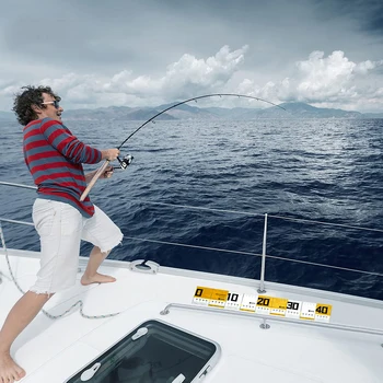 65cm Pescuit de Măsurare Conducător Adeziv 2 buc Pescuit de Măsurare Bandă rezistent la apa Exacte Aborda Accesorii Consumabile de Pescuit