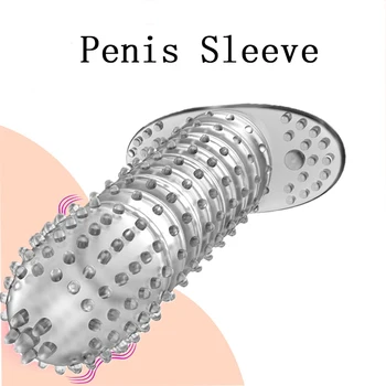 12cm Penis Extender Maneca Reutilizabile Prezervative Penis Masaj Stimulator Clitoris Sex cu Produse Pentru Barbati Jucarii Sexuale