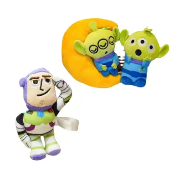 Disney Kawaii 8CM de Desene animate Toy Story Buzz Lightyear Străin Drăguț Jucărie de Pluș Pandantiv Amuzant Mici Papusa de Plus Cadou Rafinat
