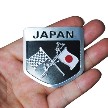Japonia Pavilion Japonez Scut Emblemă, Insignă De Metal Masina Camion Motocicleta Corpul Bara Garnitura Stil Autocolant Universale Accesorii Auto