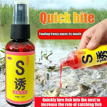 60ml Pește Atractant Spray cu aromă de Momeli de Pescuit Aroma Miros de Pește pentru Pescuit Caras Accesorii de Pescuit