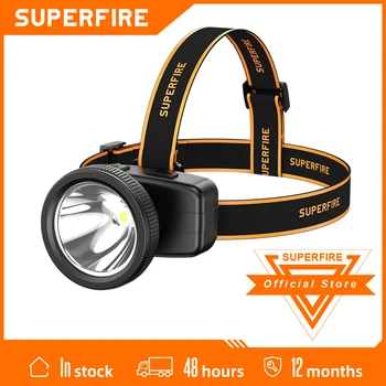 SUPERFIRE HL55 Super-Luminos LED-uri Faruri de Tip C 800mAh Baterie Reîncărcabilă 4 Moduri de Iluminare Mai bun Pentru Camping Pescuit Lampă de Cap