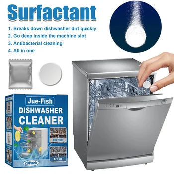 20buc mașină de spălat Vase Filtrului de Ulei Puternic de indepartare a Petelor de Decalcifiere Tablete de Detergent de Bucătărie Instrumente de Curățare mașină de spălat Vase Curățare