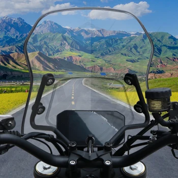 Motocicleta mânerul din Ghidon mânerul din Transparent Parbriz Parbriz Modificarea Accesorii PENTRU Loncin voge 500AC