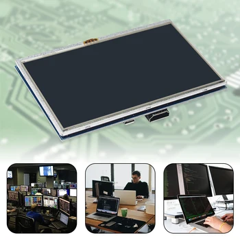 5 inch LCD Touch Screen Module pentru Raspberry Pi 4B/3B 800 X 480 HD Reglabil Iluminare Display Laptop Mini PC Monitor