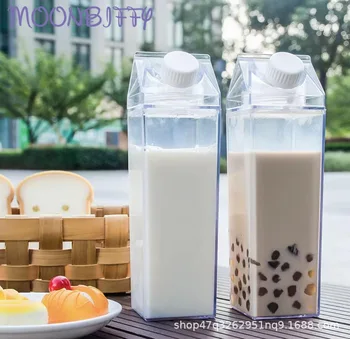 Piața laptelui cupa on-line celebritate explozie 500MLhot plastic pentru pahare cu lapte drăguț sticla de apa ceai lapte sticla