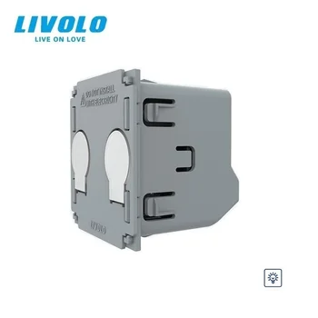 Noi Livolo DIY Standard UE 2 bandă Fără Panou de Sticlă Led Reglaj Lumini Adaptive Dimmer Perete Atingeți Comutatorul pentru Acasă VL-C702D