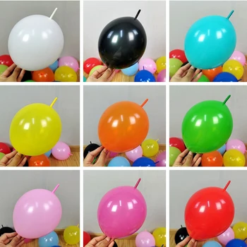 50pcs/lot 10 inch Link-ul de baloane Petrecere de Nunta Decoratiuni coada ballon Home & Garden /Eveniment si Consumabile Partid /Căsătorie cameră decor
