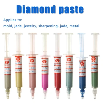 8Pcs Diamante de Lustruire Paste de Lepuit Compus Set Seringi De 0,5-10 Microni Instrumente