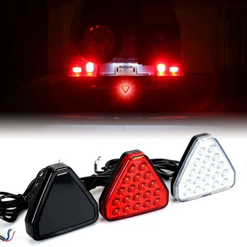 Car LED Lumina de Frână 12V Triunghi Roșu F1 Stil Coada Strobe Lumina de Parcare, Lumina de Avertizare Anti-coliziune Lampa Pentru Masina Camion, RV NOI