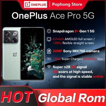 Original OnePlus Ace Pro Global Rom 5G MobilePhone 6.7 