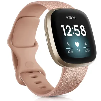 Ceas silicon Trupa pentru Fitbit-Versa 3 Curea Smartwatch Sport Brățară pentru Fitbit-Versa Sens Impermeabil Trupa Încheietura mâinii Accesorii