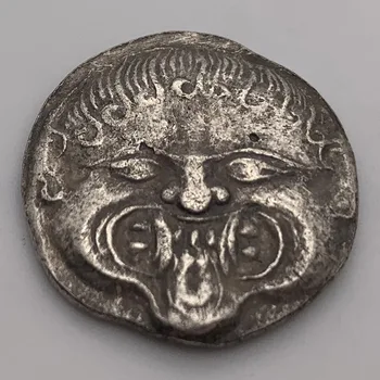 Greacă Bodhisattva 17mm Cupru Antic Vechi Medalie de Argint Monedă Comemorativă Insigna de Colectie Cadou Ms01
