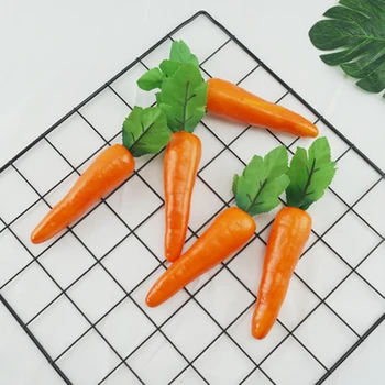 5pcs Mare imitație fals, artificial morcov&legume de plastic fals simulat artificial morcov model