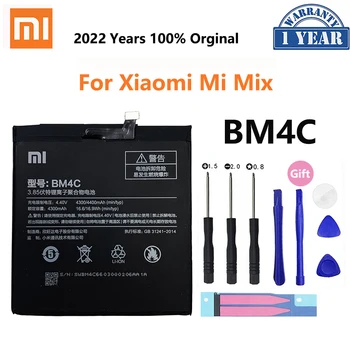 Xiao Mi Originală BM4C Baterie Pentru Xiaomi Mi se Amestecă 1 Mix1 XiaomiMix Baterii BM 4C 4400mAh de Înlocuire Telefon Batteria