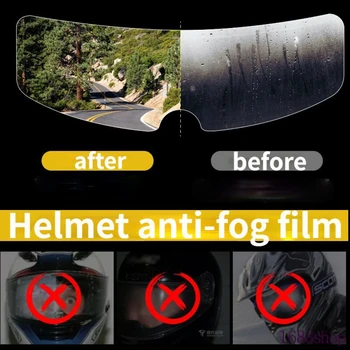Universal Acoperire Completă Casca Ploaie Anti-ceață de Companie Obiectiv Film Durabil Nano Autocolant Parasolar Echipament de Protecție Pentru Motociclete Accesorii