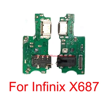 Copie de Bună Calitate Încărcare Bord Pentru Infinix X687 USB Port de Încărcare de Andocare Bord Flex Cablu Piese de schimb