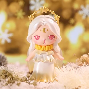 Orb Cutie Jucarii Originale POPMART IEPURASUL de Crăciun 2021 Model de Serie Confirma Stil Anime Drăguț Figura Cadou Surpriza Cutie