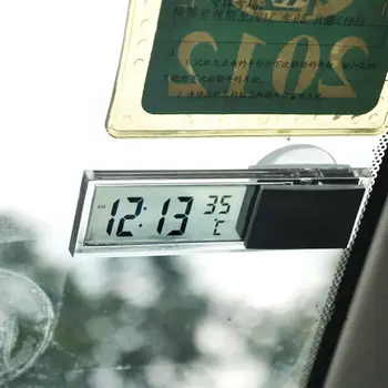 Noul Hot Vânzarea de Automobile Masina Termometru Fraier Tip Termometru Transparent LCD Digital 10 Butonul de Celulă