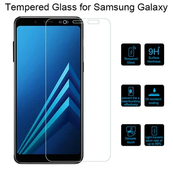 2 buc Protector de telefon Pentru Samsung Galaxy A8 A9 Stele Lite S8 Active Xcover 3 4 S4 mini Temperat Pahar Ecran Protector de Film