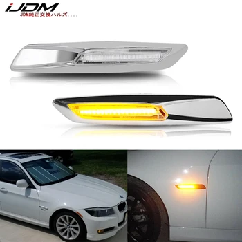 iJDM Amber 12V LED Side Marker Lumina Pentru BMW 1 3 5 Series F30/E90/E91/E92/E93/E46 E60/E61 Pentru BMW F10 Stil Rândul său, Lumini de Semnalizare