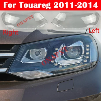 Auto Frontal De Sticla Farurilor Faruri Transparente Abajur Lampa Shell Auto Capacul Obiectivului Pentru Volkswagen Touareg 2011-2014
