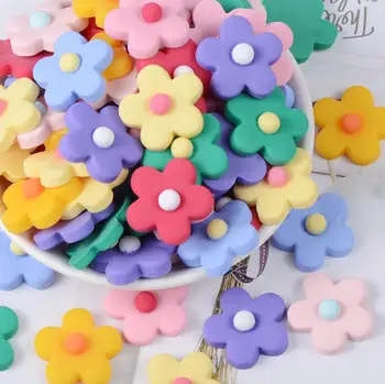 Cake Topper Cupcake Înveliș de Nunta Petrecere de Ziua Decor Rășină Accesorii de culoare Curcubeu de flori pentru DIY Accesorii