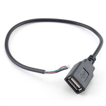 0.3/1/2M Micro USB de sex Feminin Singur Cap 4 Pin Date de Sârmă lungă Cablu de extensie Cablu de Alimentare Adaptor de Încărcare pentru PC Conector H10