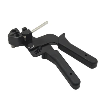 De înaltă Calitate Arma de Cravata Cablu Pentru Cablu din Oțel Inoxidabil Lega de Mână Cablu Cravată Instrument de Fixare Cravata Cablu de Tensionare Instrument Negru 210x120mm