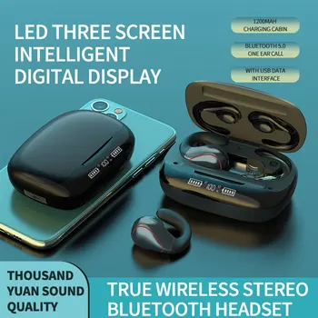 T20 TWS Cască Bluetooth Touch Control de Încărcare Caz Impermeabil Sport Căști fără Fir HiFi Stereo de Reducere a Zgomotului Eardbuds