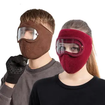 Negru Cald Măști pentru Echitatie si Windproof Moda Ochelari de protecție Anti-ceață Masti Halloween pentru Femei Costum de Bărbați se Confruntă cu Capac T9E1