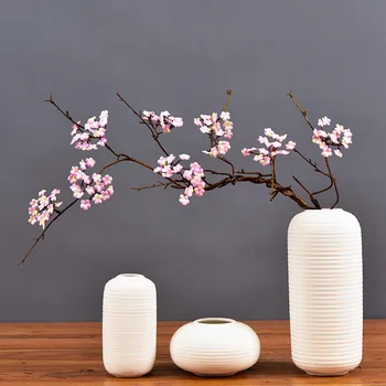 Simulare Cherry Blossom Decorațiuni Mici Rupt Florile Uscate Ramuri Ceai Decor