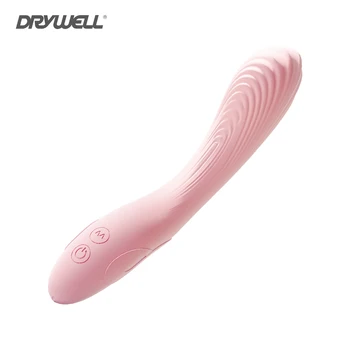 DRYWELL Penis artificial Vibratoare Jucarii Sexuale Pentru Femei Silicon AV Stick de Vibratoare Pentru Femei, Clitorisul Stimulator punctul G Feminin Masturbatori