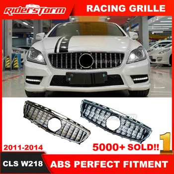 An 2011-2014 CLS clasa W218 GT Grila pentru CLS300 CLS350 CLS 550 ABS bara fata gril Fara emblema