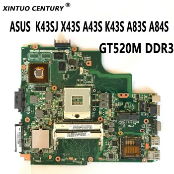 K43SJ PC laptop placa de baza pentru ASUS X43S A43S K43S A83S A84S K43SV laptop placa de baza REV:4.1 GT520M 1GB DDR3 100% Test de Munca