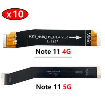10buc/Lot, Placa de baza Placa de baza Placa de baza Flex Cablu Pentru Redmi Nota 11 Note11 4G 5G Piese de schimb