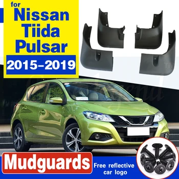 pentru Nissan Pulsar Tiida C13 2015~2019 Mașină de Noroi-Față Apărătoare de noroi din Spate apărătoare de noroi Aripa apărătoare de noroi Accesorii 2016 2017 2018