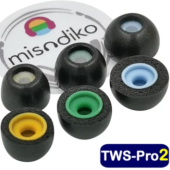 misodiko TWS-Pro2 Spuma de Memorie Auriculare Înlocuitor pentru Bate Fit Pro/ Studio Muguri, Samsung Galaxy Muguri, Soundcore Libertate
