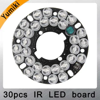 Yumiki Infraroșu 30 x 5 IR LED-uri bord pentru CCTV aparat de fotografiat viziune de noapte (cu diametrul de 48mm)