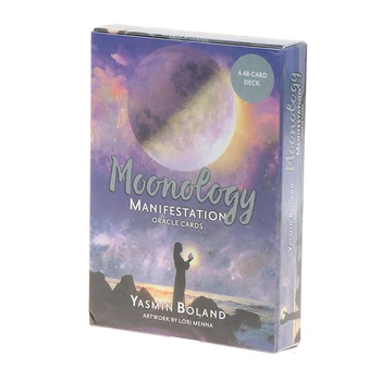 Moonology Manifestare De Carti Oracol, Tarot Profeția Divinație Petrecere Tabla De Joc