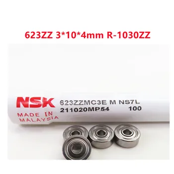 50pcs Original NSK mare viteză rulment 623ZZ 3*10*4mm R-1030ZZ Miniaturale rulmenți 623 623Z 3x10x4 mm